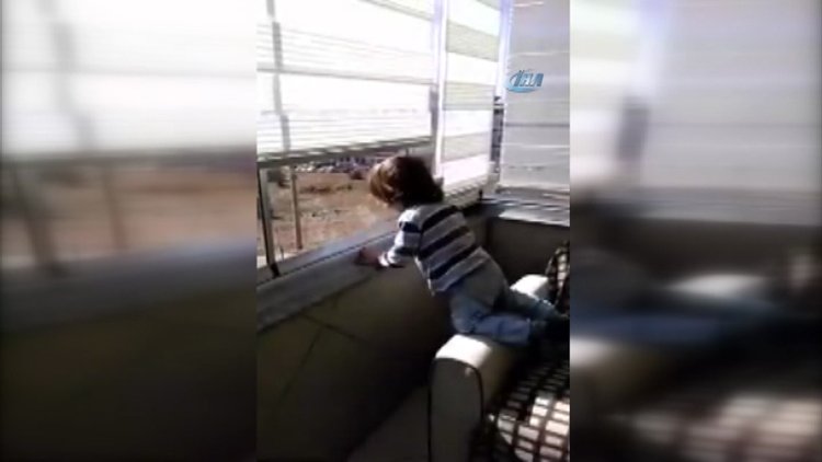 Minik Ahmet Cizre'de görev yapan babasını böyle bekliyor