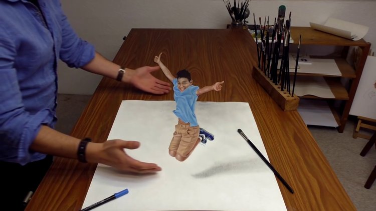 Gerçek gibi çizdi!