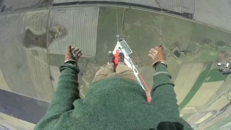 475 Metreye tırmandı