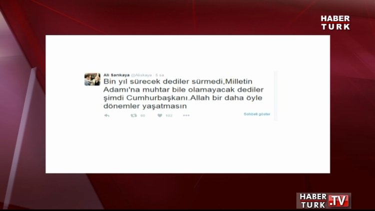 Başbakan Başdanışmanı Ali Sarıkaya'dan 28 Şubat tweetleri