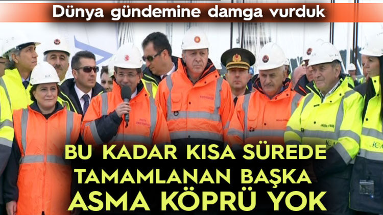 DAVUTOĞLU VE YILDIRIM KONUŞTU