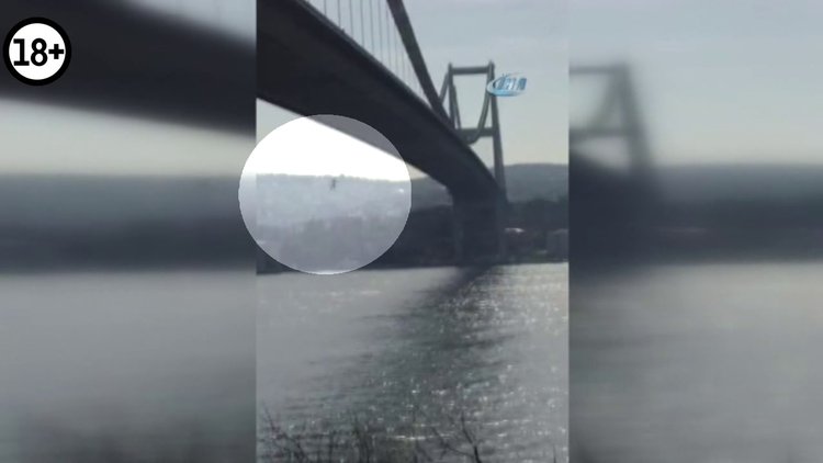 Boğaz Köprüsünden böyle atladı