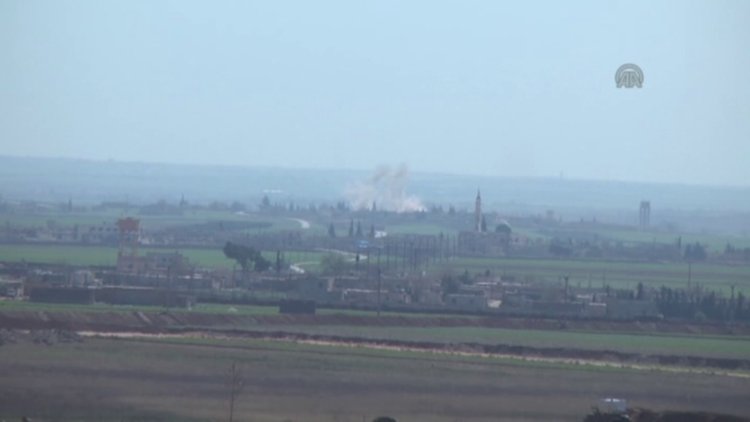 TSK, terör örgütü DAEŞ mevzilerine top atışı başlattı