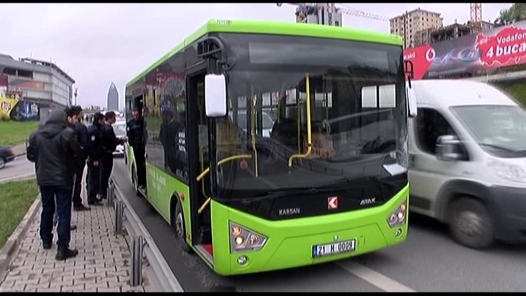 Benzin yüklü midibüs iddiası