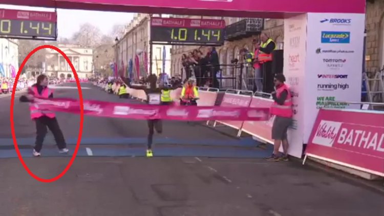 Maratonu birinci tamamladı ama...