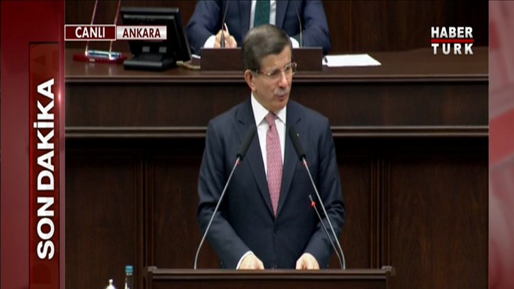 Başbakan Davutoğlu AK parti grup toplantısında konuştu