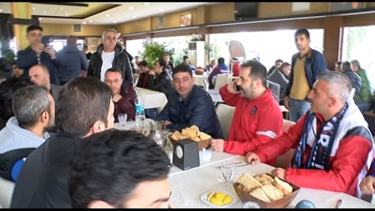 Trabzonspor ve Samsunspor taraftarları bir araya geldi