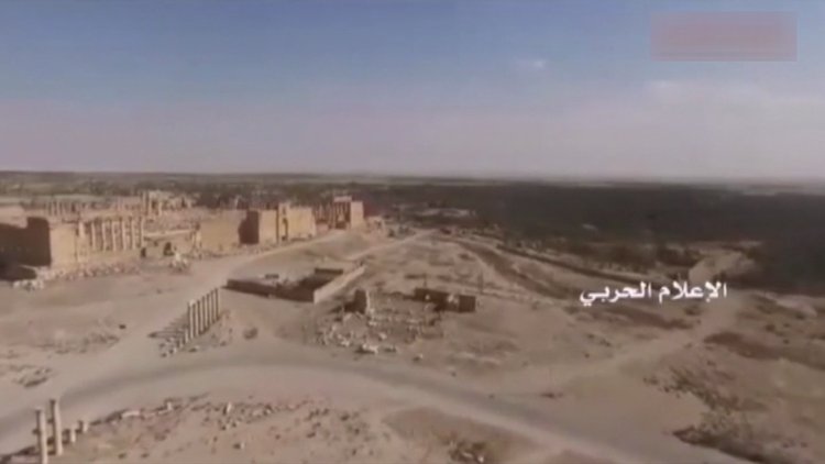 Palmira kentinin son görüntüleri yayınlandı