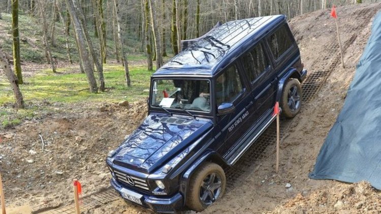 Mercedes G serisi test sürüşü