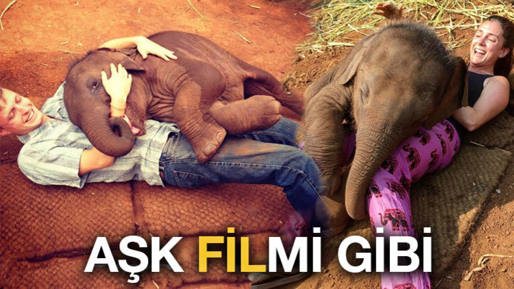 SEVGİSİYLE BOĞUYOR