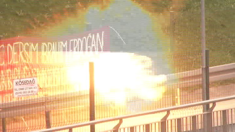 Okmeydanı'ndaki şüpheli piknik tüpü patlatıldı