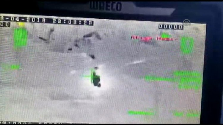 Şırnak'ta teröristin vurulma anı kamerada