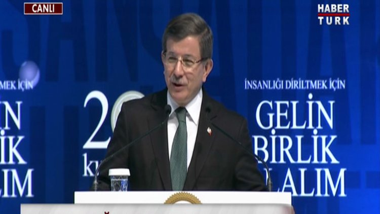 Başbakan Davutoğlu Kutlu Doğum programında konuştu