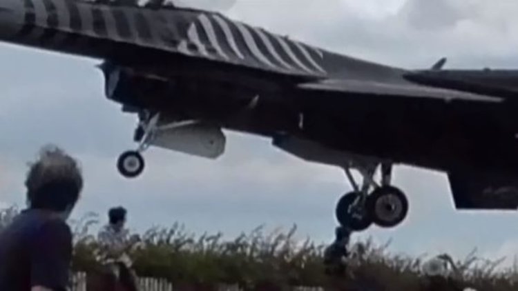 Türk F16 pilotundan inanılmaz iniş!