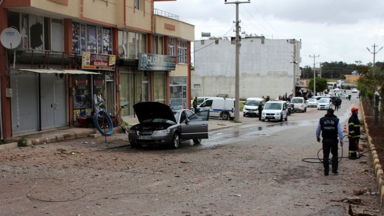 Kilis'e roketatar mermisi düştü