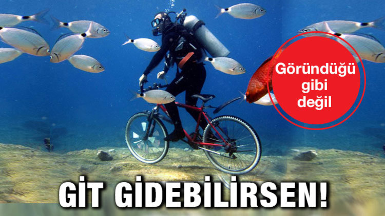 DENİZ ALTINDA BİSİKLET TURU