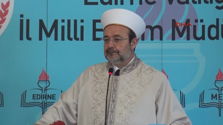 Mehmet Görmez'den canlı bomba açıklaması