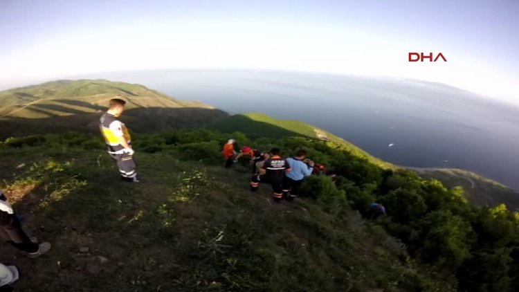 Tekirdağ 17 Yaşındaki paraşütçü ağaçlık alana çakıldı