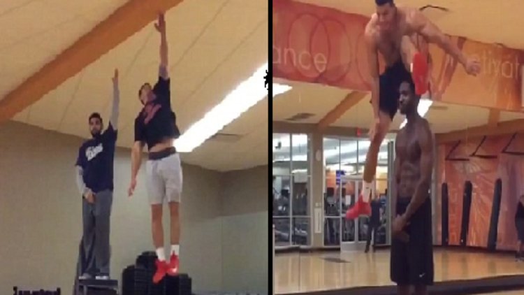 Zıplama konusunda Master yapan sporcu