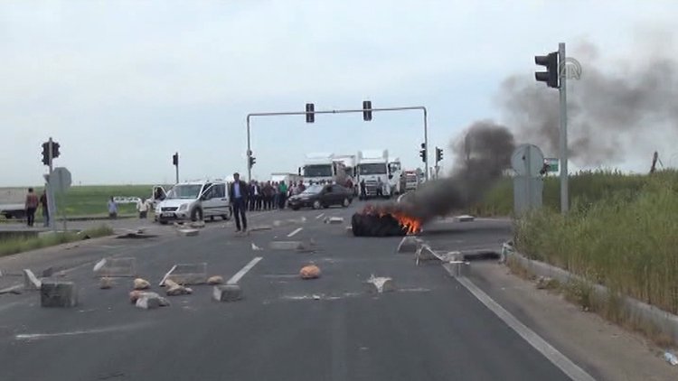 Kızıltepe'de enerji kesintisi protestosu