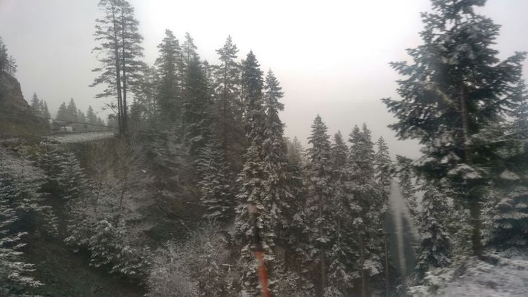 Meteoroloji uyardı, Ilgaz'a kar yağdı