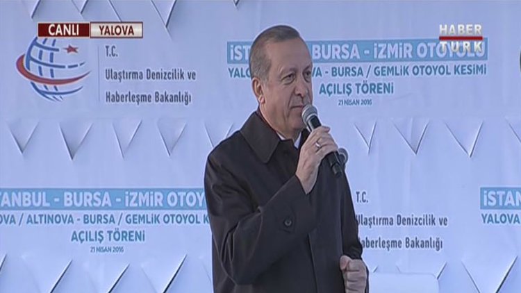 Cumhurbaşkanı Erdoğan Körfez Köprüsü töreninde konuştu