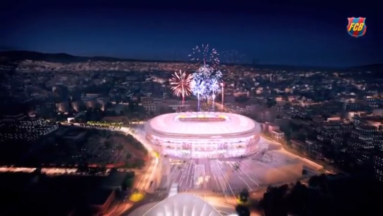 Barcelona yeni Nou camp'ı tanıttı