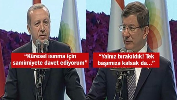 Cumhurbaşkanı ve Başbakan EXPO 2016 açılışında konuştu