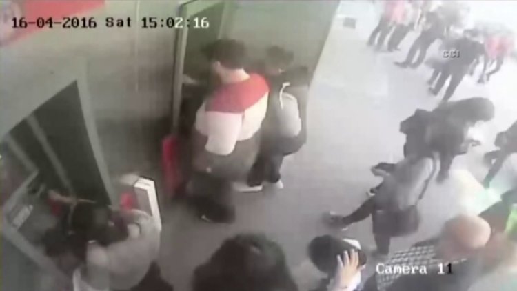 ATM fareleri kamerada