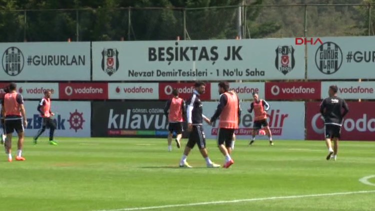 Beşiktaş'ın idmanında gerginlik