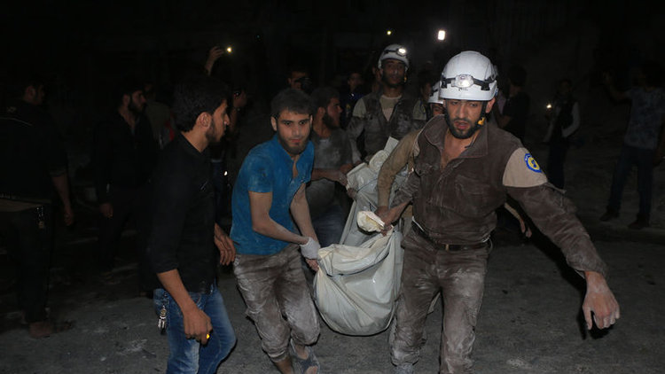 Rus jeti Halep'te sahra hastanesine saldırdı