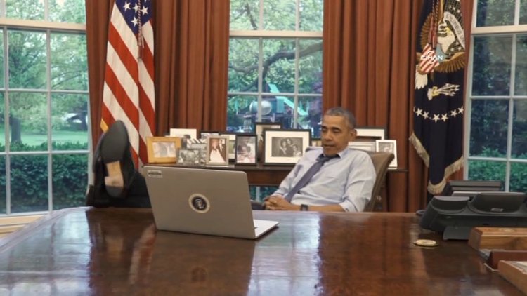 Beyaz Saray'dan 'esprili' Obama klibi