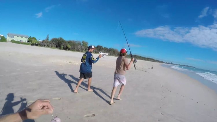 Drone kullanarak balık tutmak