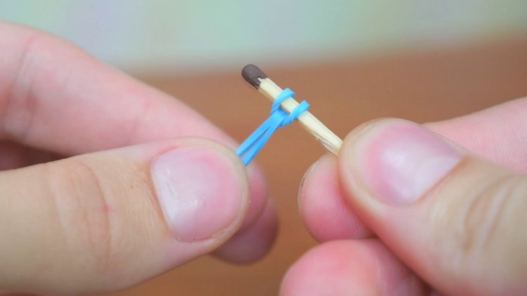 Lastikle kibrit yakmak!