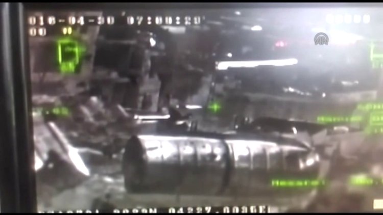 Teröristlerin vurulma anı kameraya yansıdı