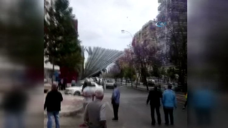 İnşaat Korkulukları böyle devrildi