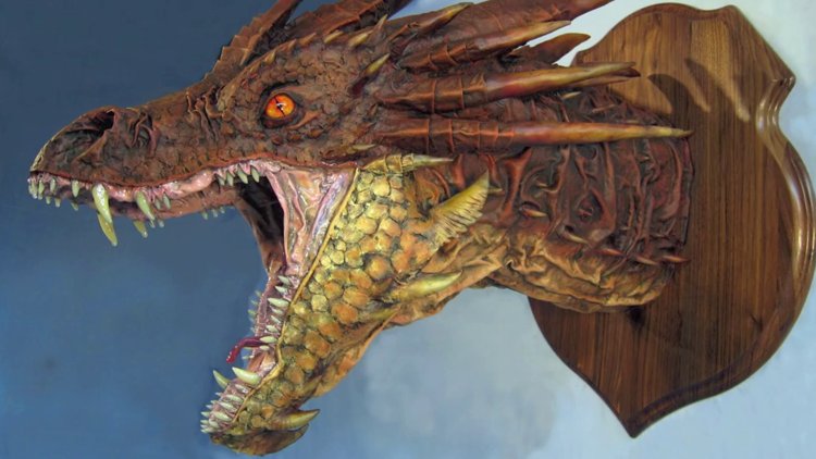 Kağıttan yapılan korkunç ejderha