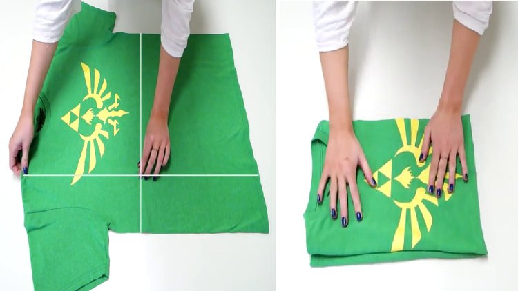 Tişört katlama tekniği