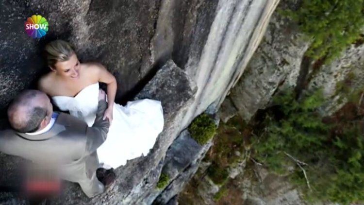 Düğün fotoğrafının böylesi!