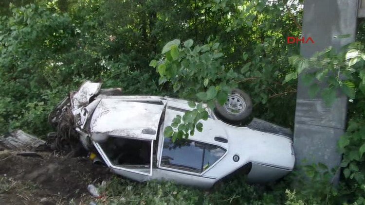 Sapanca'da düğün dönüşü kaza: 4'ü çocuk 7 yaralı