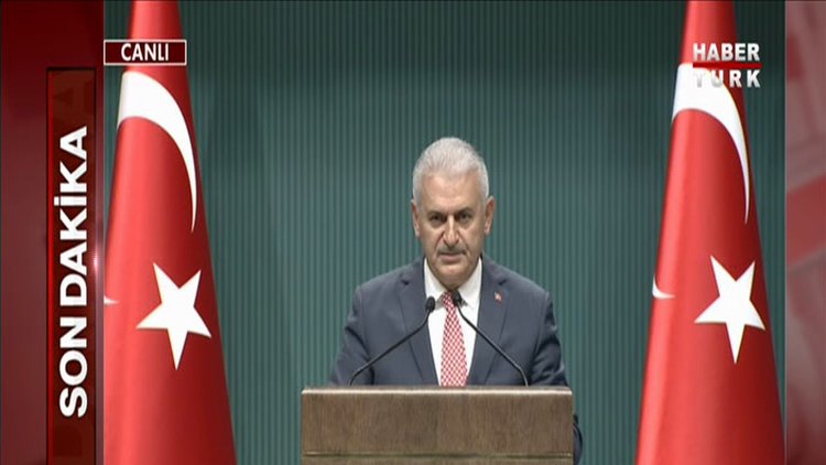 Binali Yıldırım 65. Hükümeti açıkladı (Yeni kabine listesi)