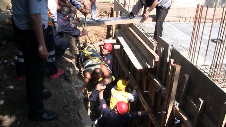 Kartal'da iş kazası