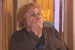 Zehra Hanım'ın görülmeye değer mutluluğu!