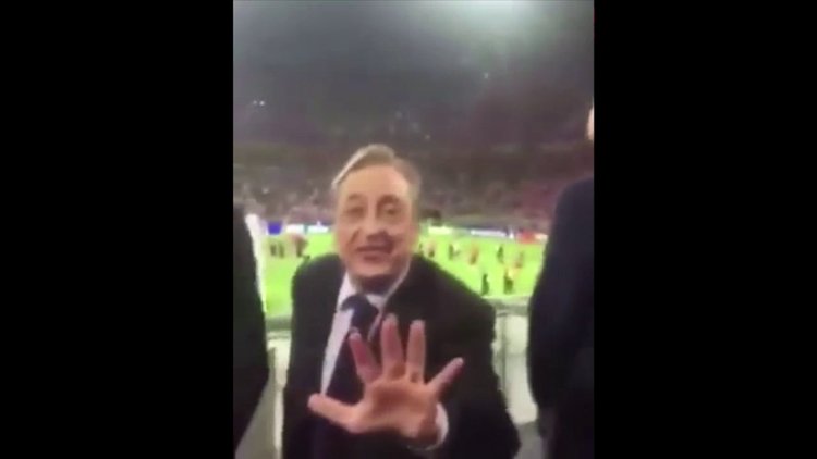 Real başkanından  Barcelonalılar'ı kızdıracak video