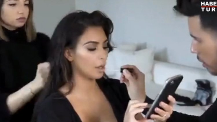 Kim Kardashian'ın makyaj süresi