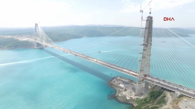 3.Köprünün asfaltı tamam