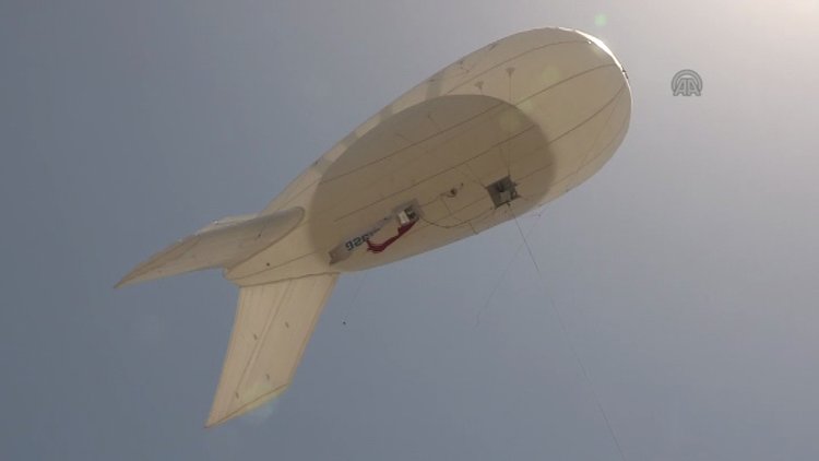 Sınıra "mini zeplinli" koruma