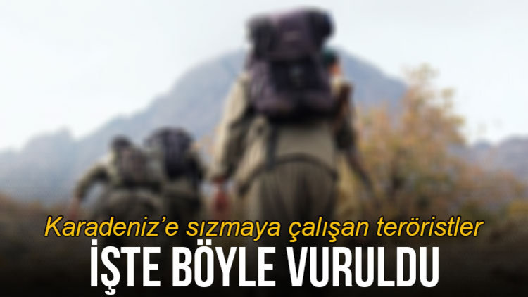 TERÖRİSTLERE MERMİ YAĞDI