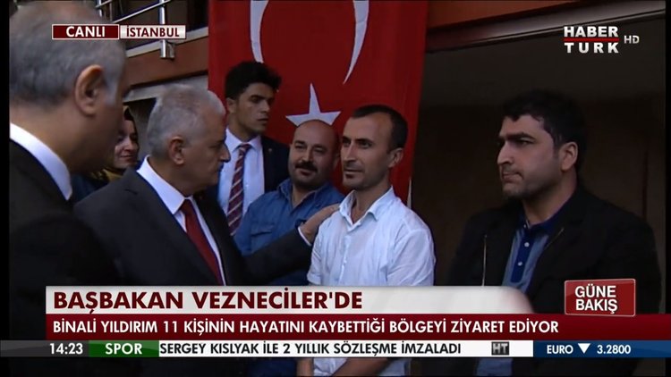 Başbakan Binali Yıldırım Vezneciler'de