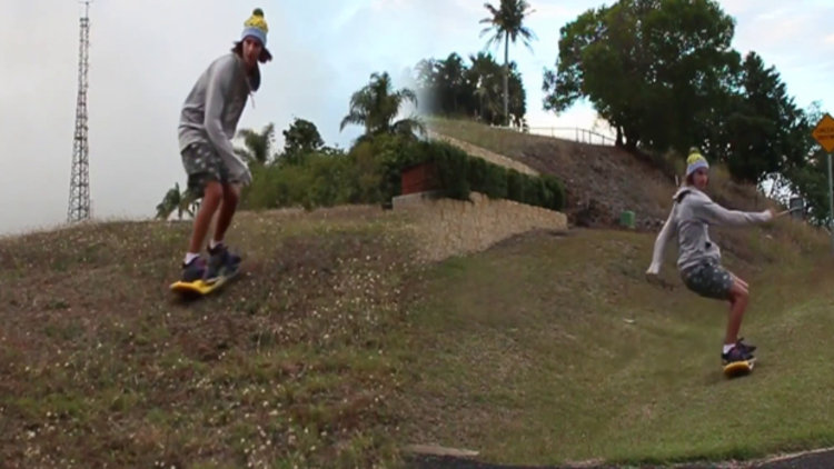 Çimde gidebilen arazi kaykayı